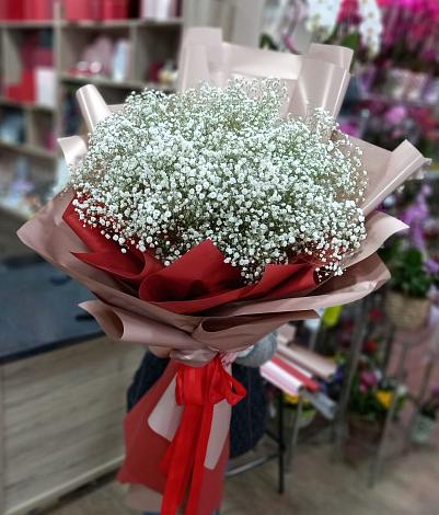 Букет цветов из: Гипсофила в Сурское